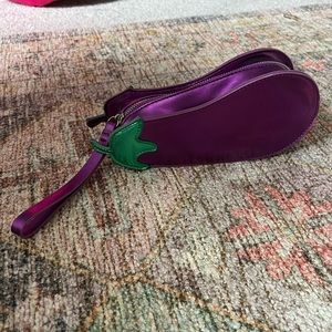 Eggplant Wristlet